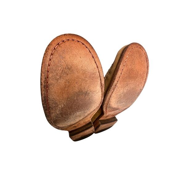 Cole Haan Tan Suede Men Sz 11.5 M Penny Loafers C05681 Heel Comfort - Picture 8 of 16